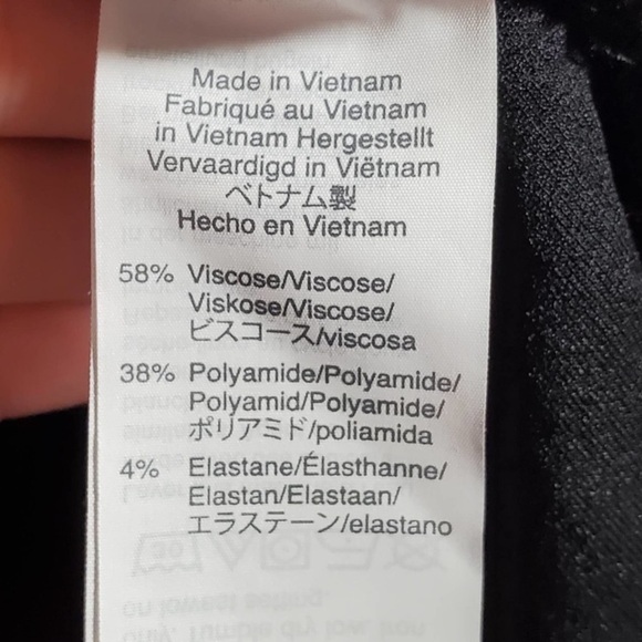 J. Crew Balloon‎ Sleeve Double-Knit Top Blouse Black Size L classic career - Picture 5 of 13